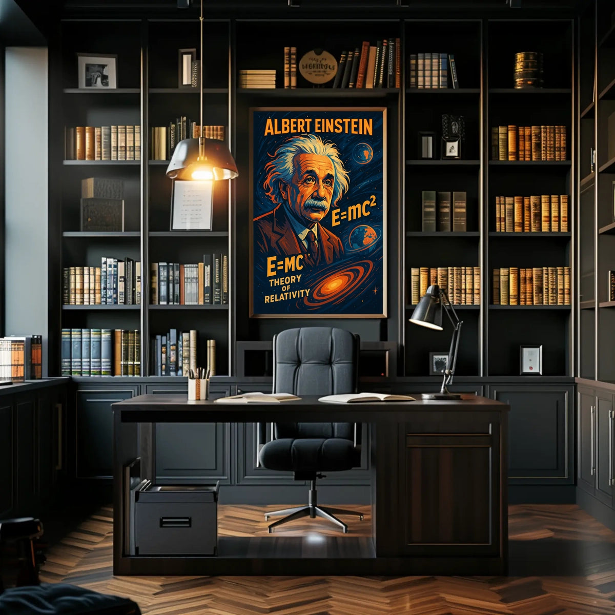 Albert Einstein Theory Of Relativity Poster