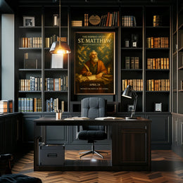 The Inspired Apostle St. Matthew Poster