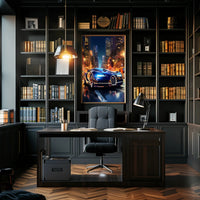 Night Drive in the City Poster PosterGoat