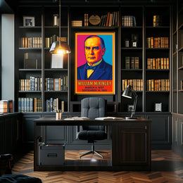 William Mckinley Presidential Tenure Poster