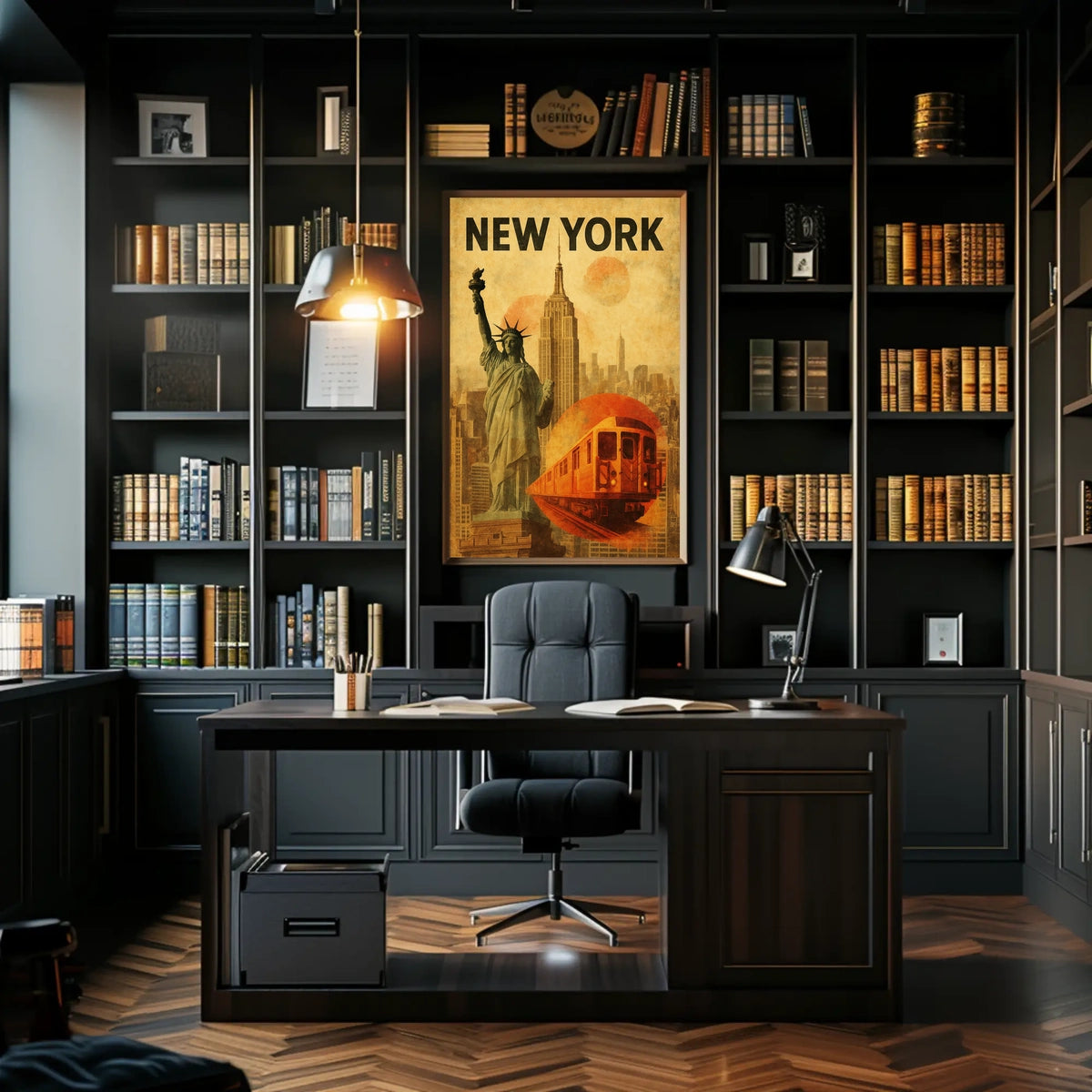 New York City Iconic Landmarks Poster