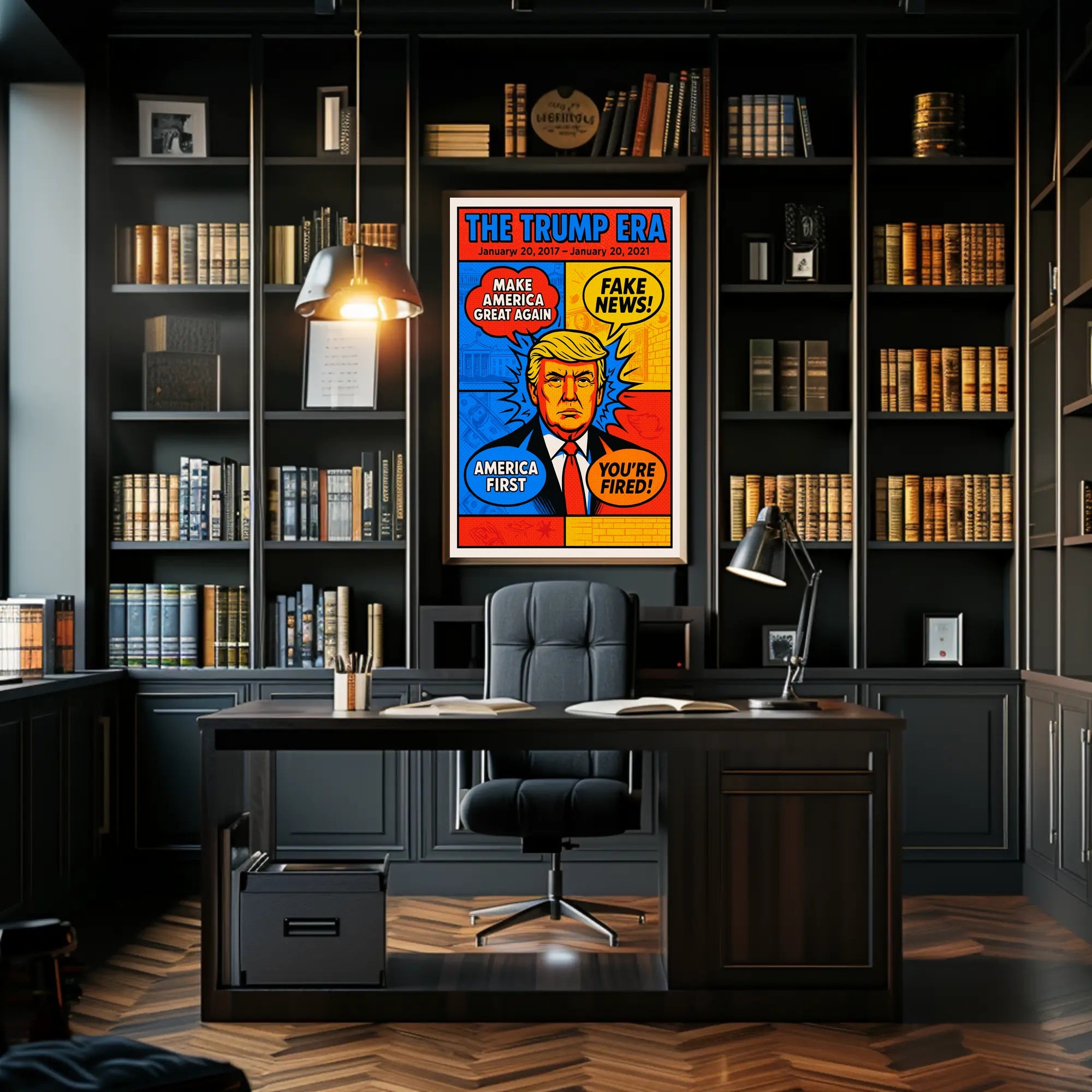 Donald Trump Presidential Era Political or Propaganda Poster