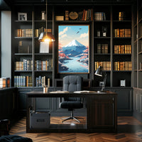 Tranquil Mountain Landscape Poster