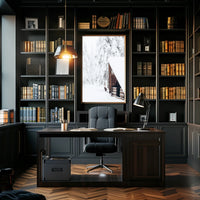 Winter Wilderness Retreat Poster