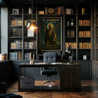 St. Andrew Religious Art Historical or Presidential Poster PosterGoat