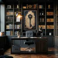 Antique Gothic Key Art Print Poster