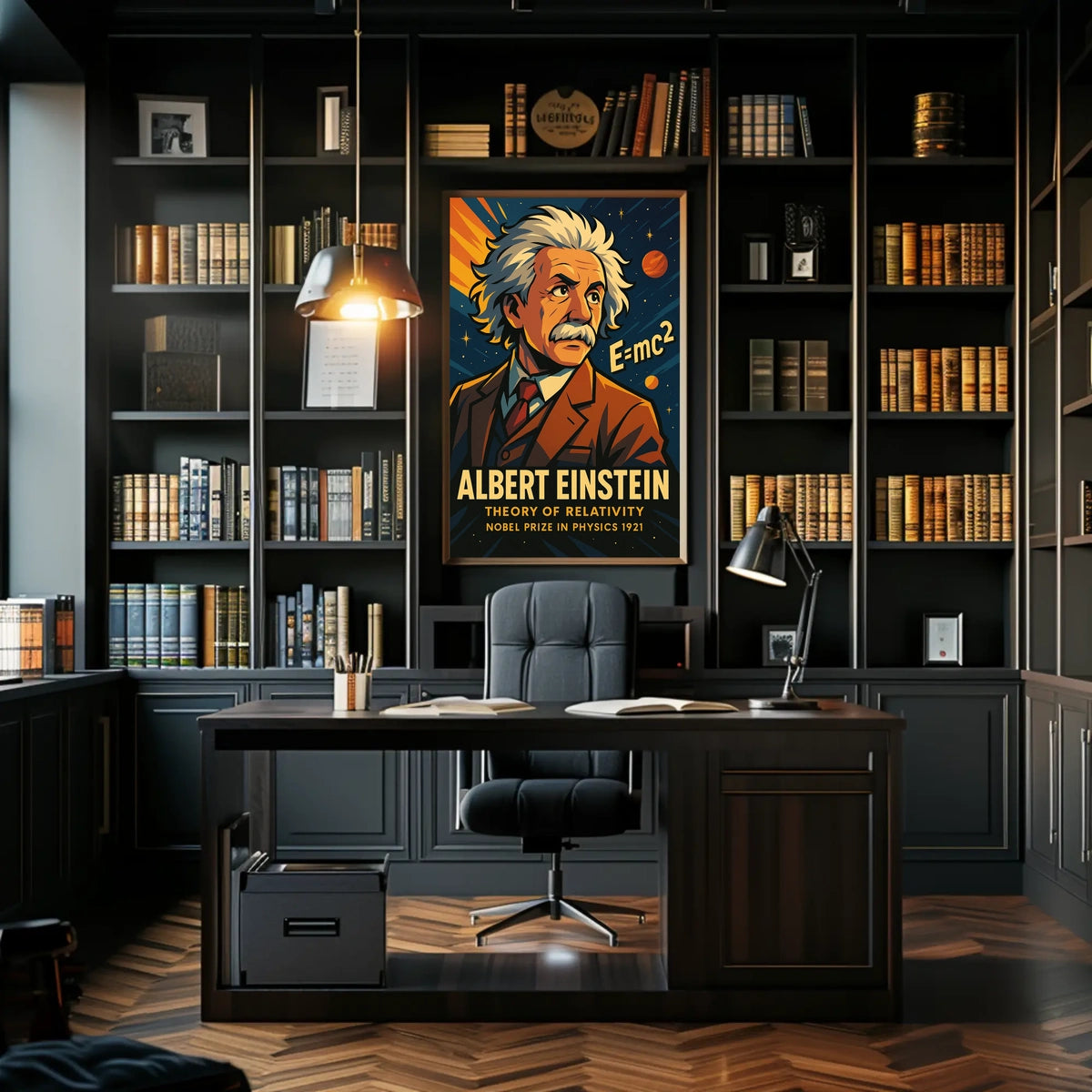 Albert Einstein Theory Of Relativity Poster