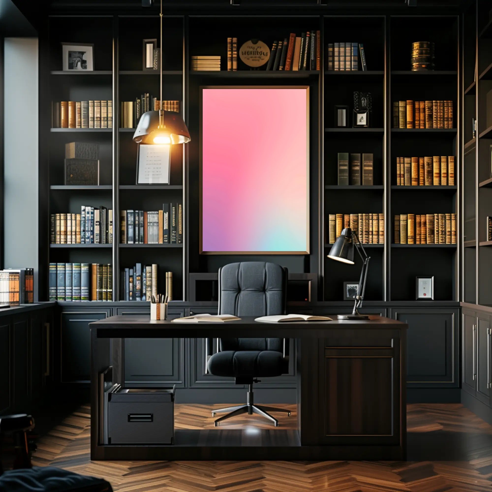 Vibrant Gradient Art Poster