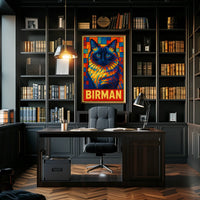 Birman Cat Art Poster