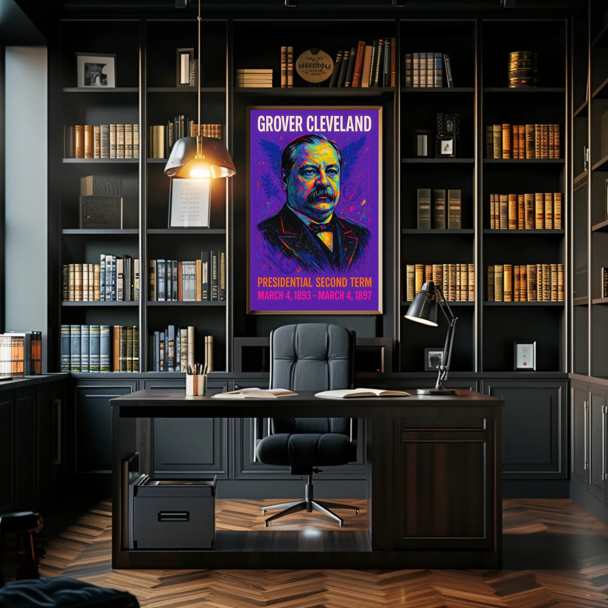 Grover Cleveland Presidential Second Poster
