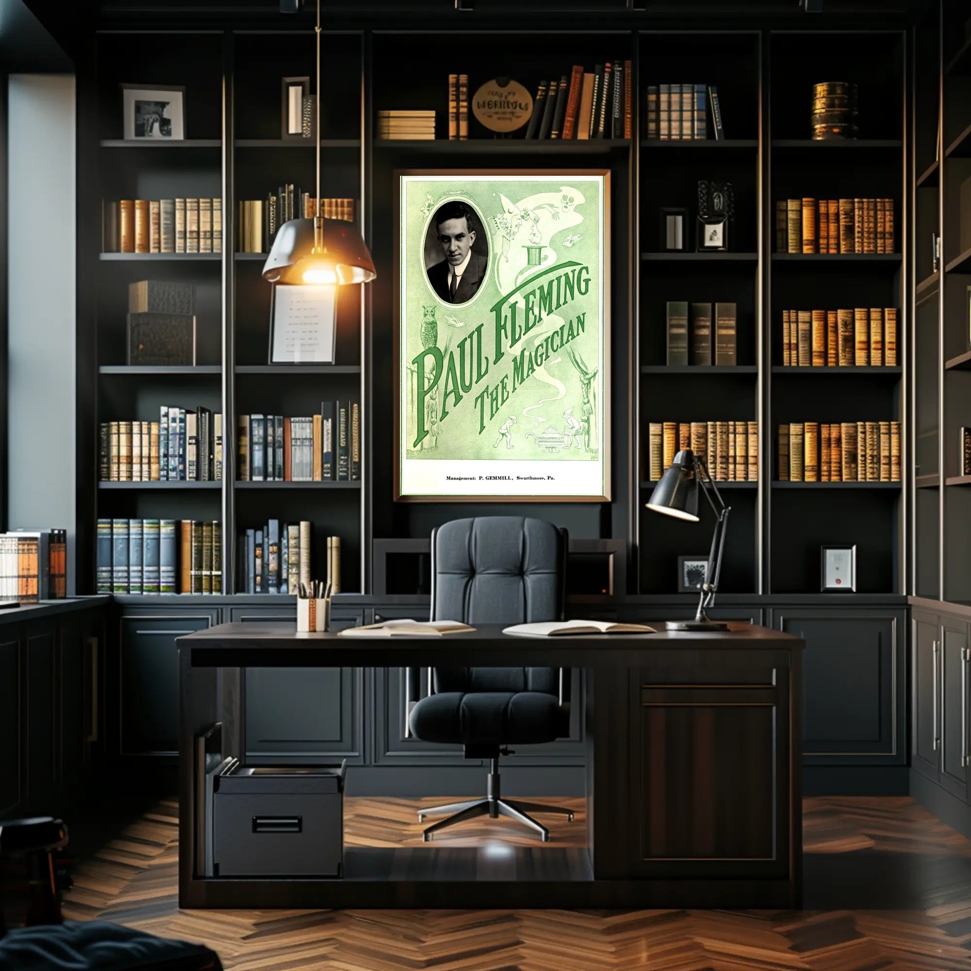 Paul Fleming Vintage Magic Poster - Abstract, Artistic Poster