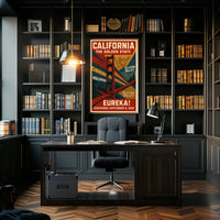California The Golden State Poster