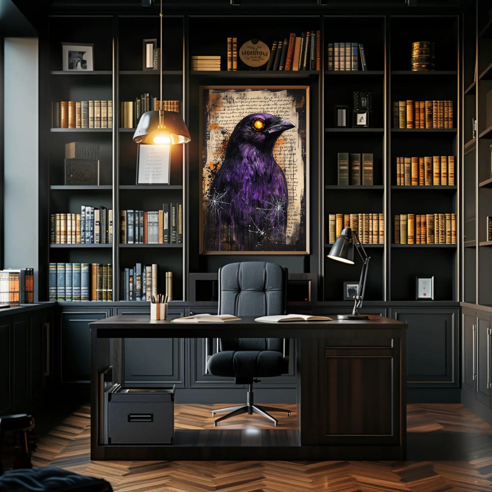 The Enigmatic Raven Poster