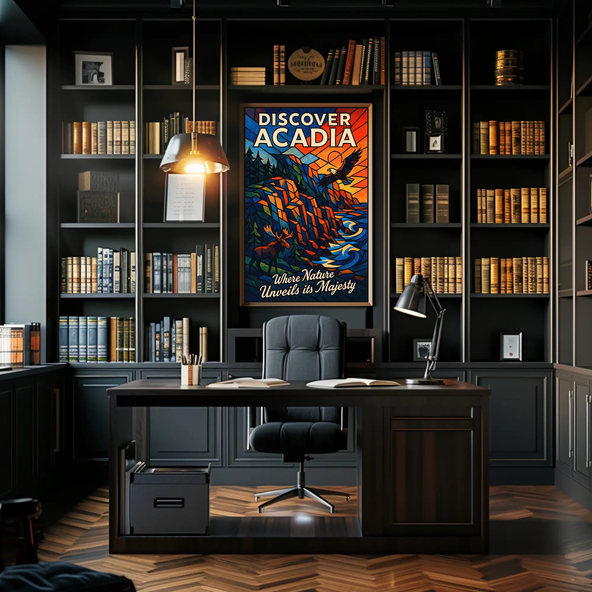 Discover Acadia Poster