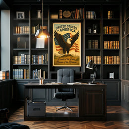United States of America Patriotic Poster