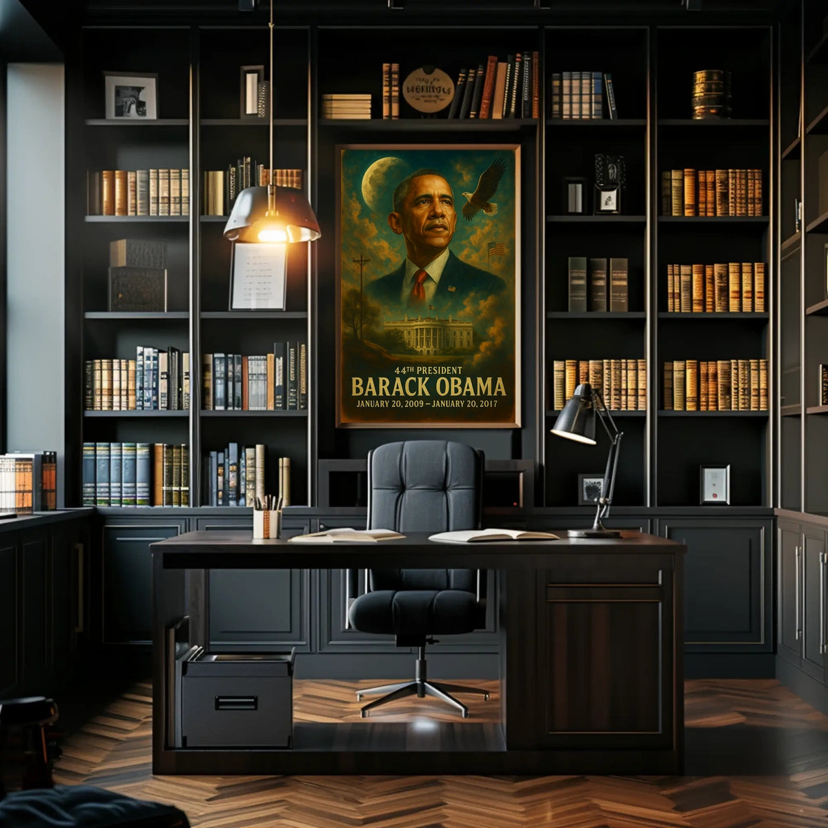 Barack Obama Timeless Neoclassical Realism Poster
