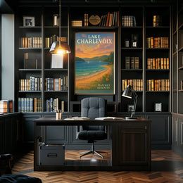 Lake Charlevoix NatureS Serenity Poster