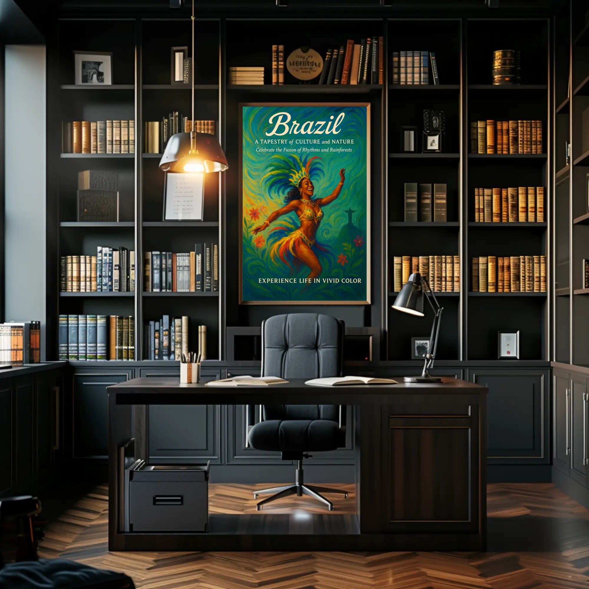 Brazil A Tapestry Of Culture And Poster