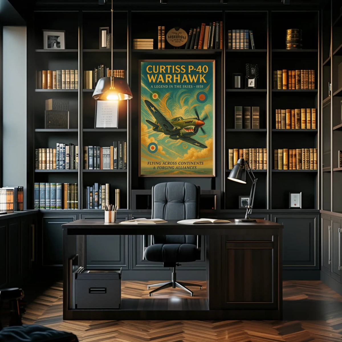 Curtiss P-40 Warhawk A Legend in the Skies Poster