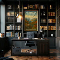 Shenandoah National Park Serene Autumn Scene National Park Poster
