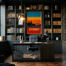 Sydney Skyline Poster