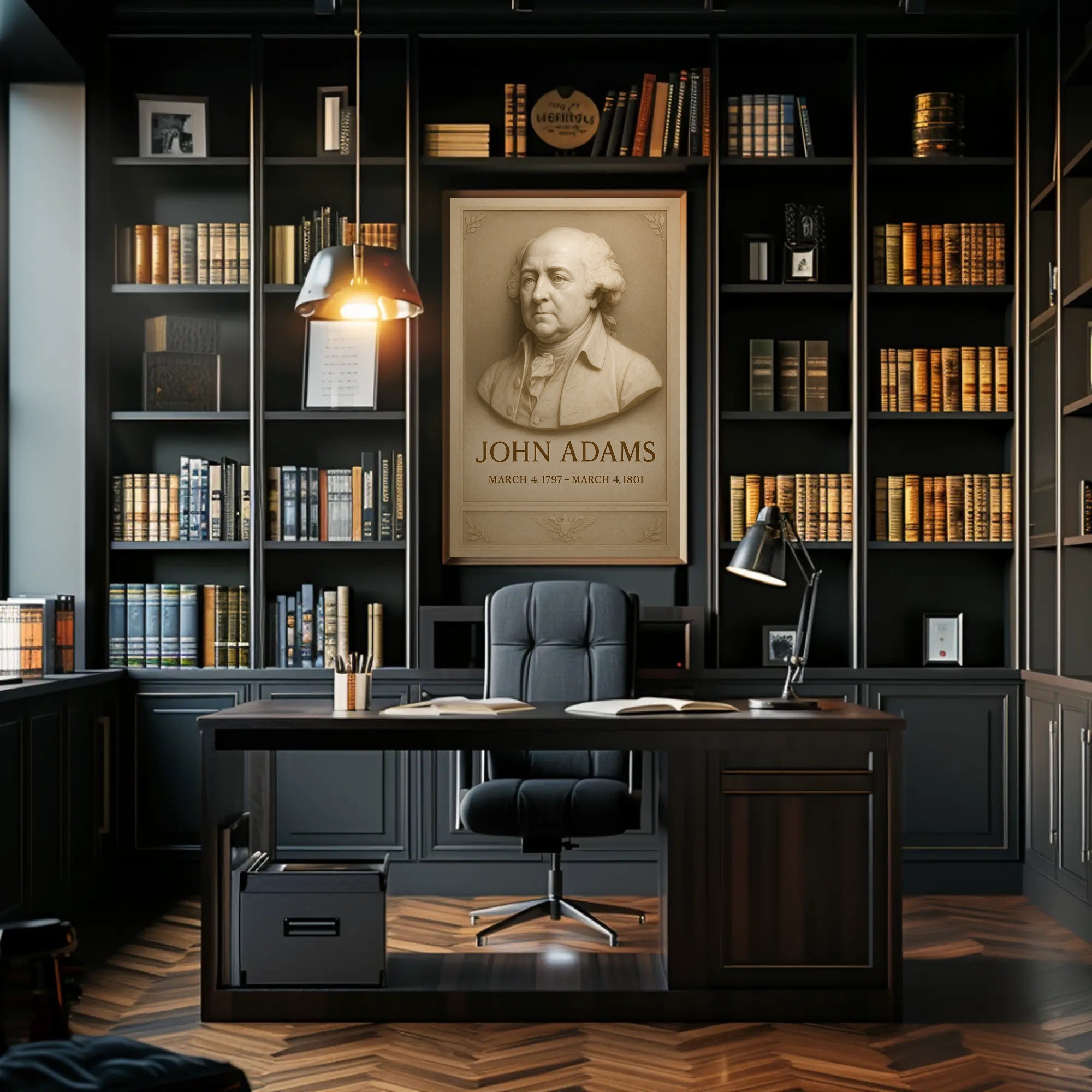 John Adams Commemorative Poster