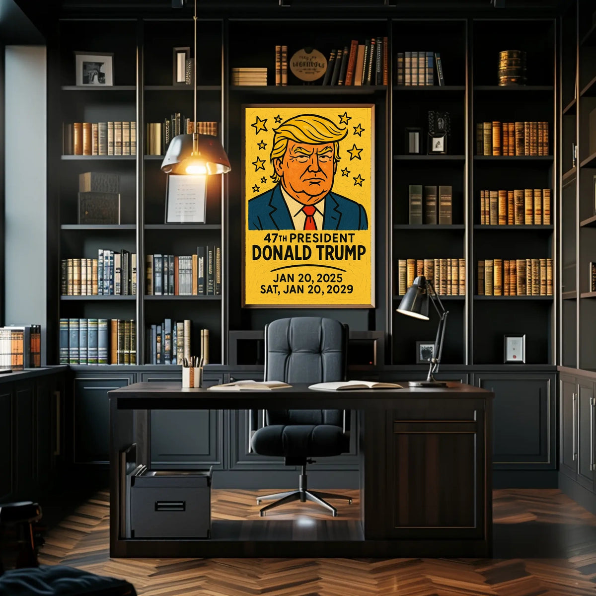 Trump Leadership Pop Art Patriotic Poster