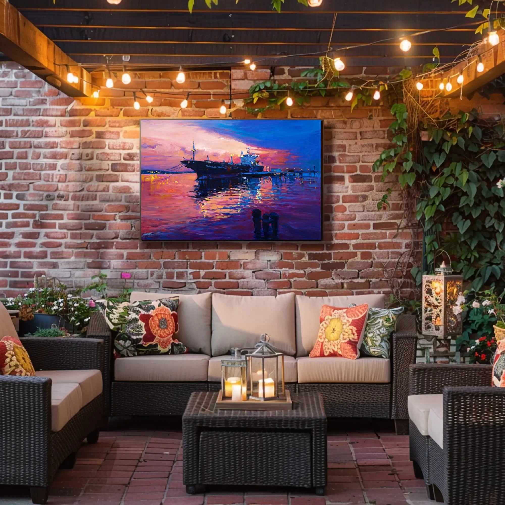 Twilight Harbor Poster