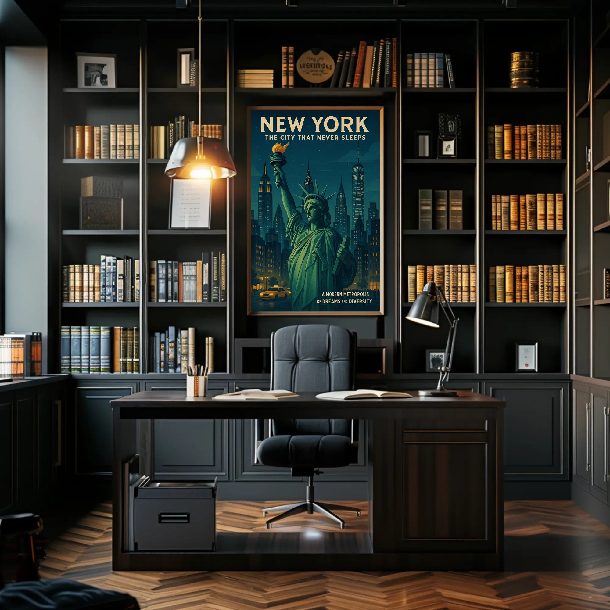 New York City's Vibrant Spirit Urban or Cityscape Poster