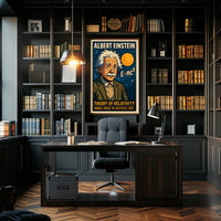 Albert Einstein Theory Of Relativity Poster