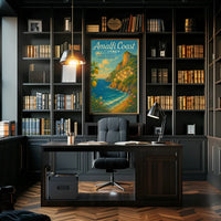 Coastal Beauty and Tranquility Art Poster