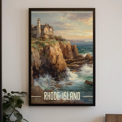 Vintage Poster - Rhode Island Newport United States