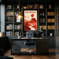 New Mexico Desert Landscape Poster