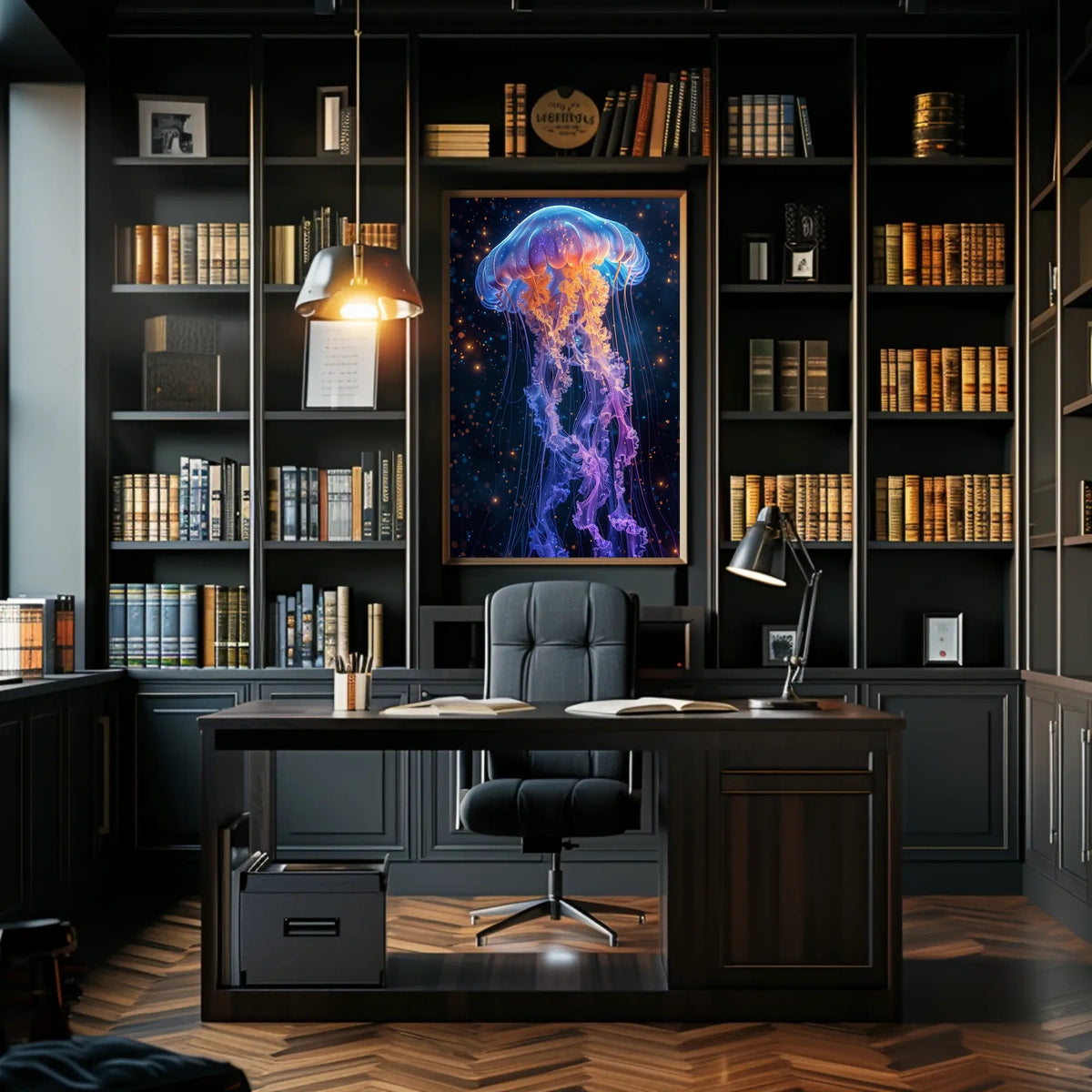 Ethereal Jellyfish Poster