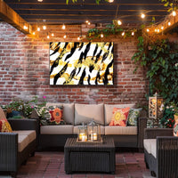 Abstract Gold and Black Art Poster