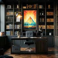 Egyptian Pyramid Mystique Cultural or Heritage Poster
