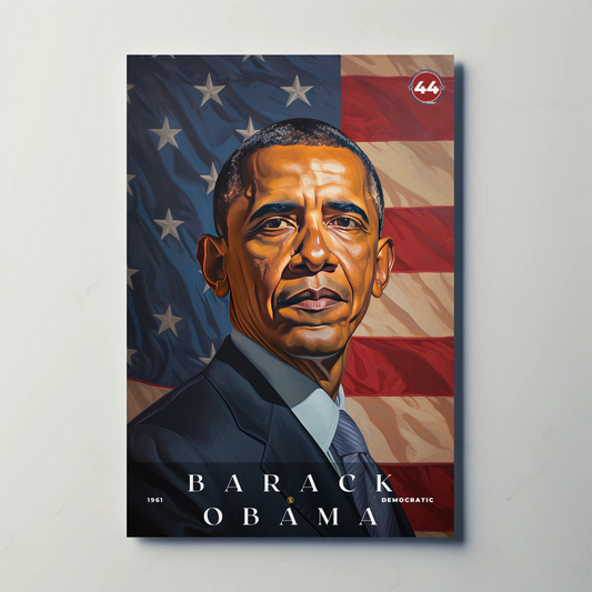 Barack Obama 44th President Of The United States Portrait