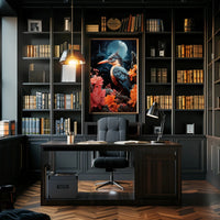 Enchanted Night Bird Poster