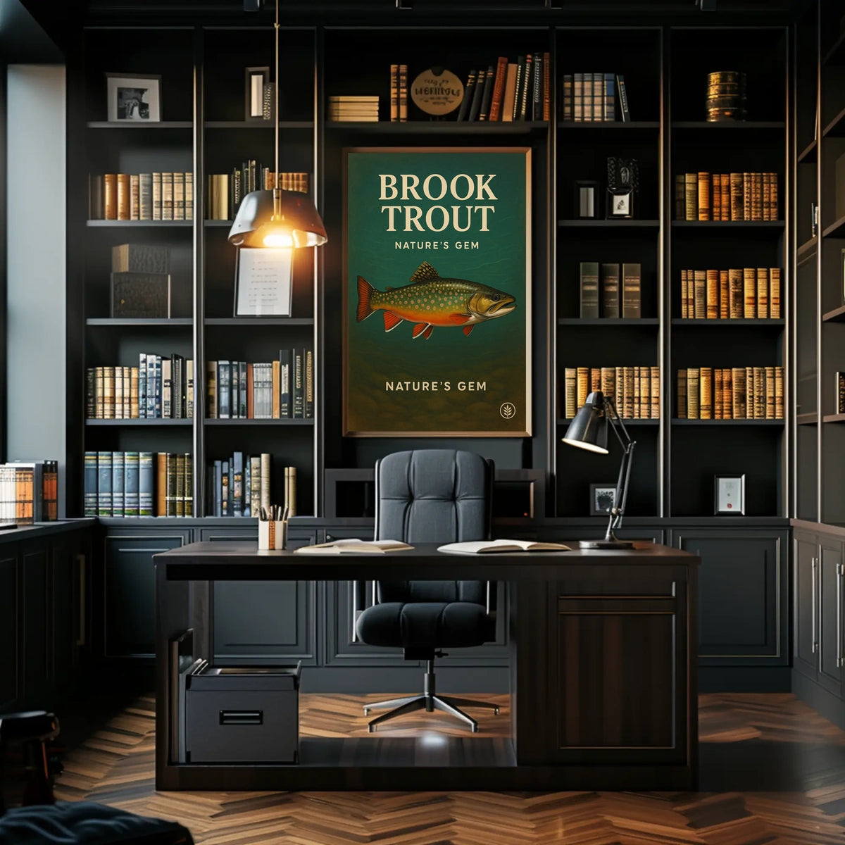 Brook Trout NatureS Gem Poster