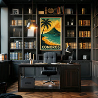 Comoros Tropical Paradise Poster