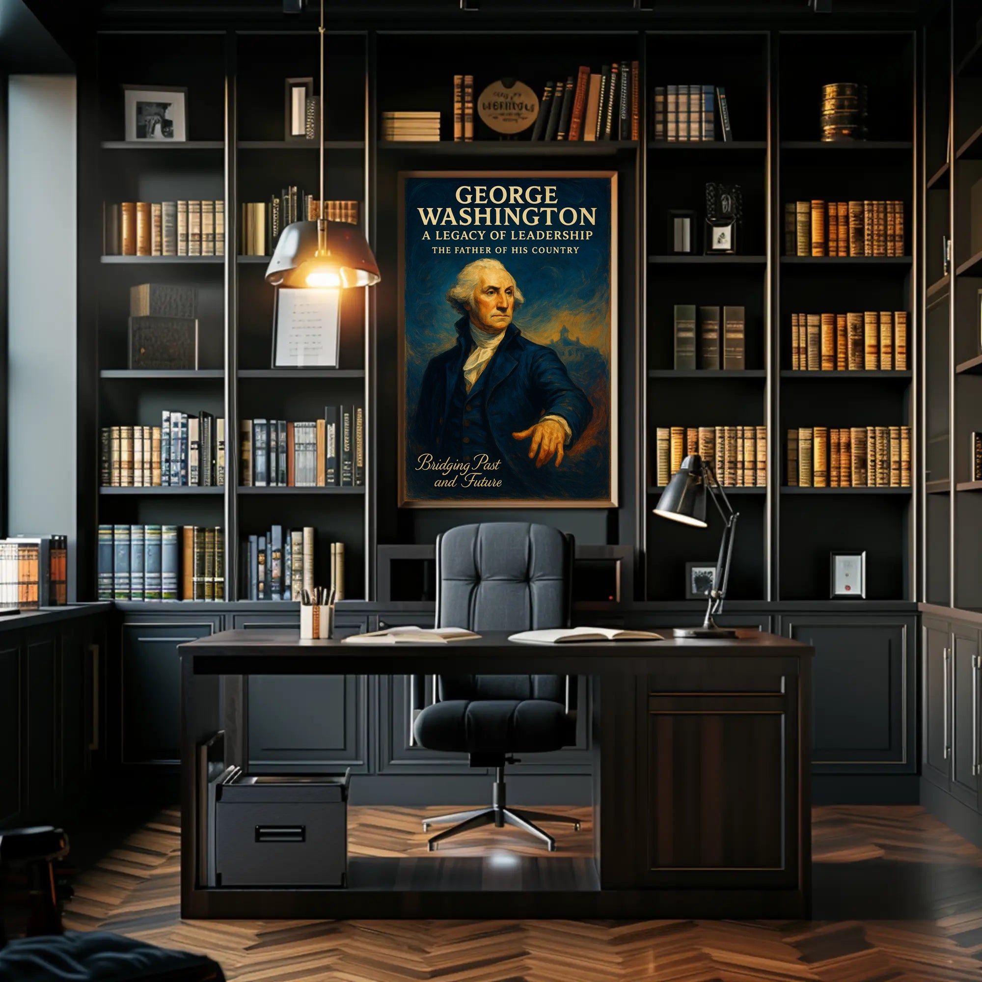 George Washington A Legacy of Leadership Poster PosterGoat