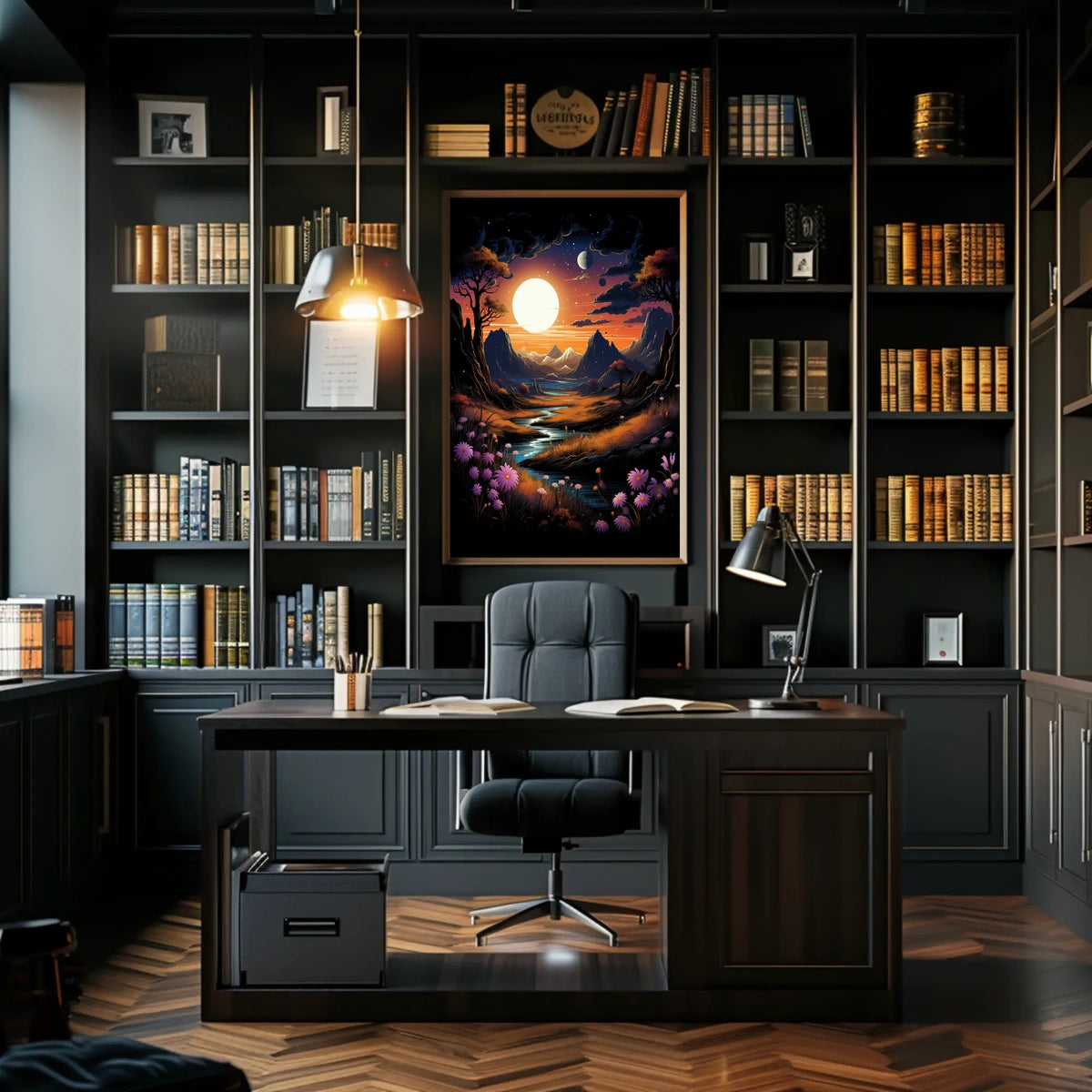 Celestial Landscape Poster