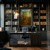 Saguaro Desert Wildlife Poster