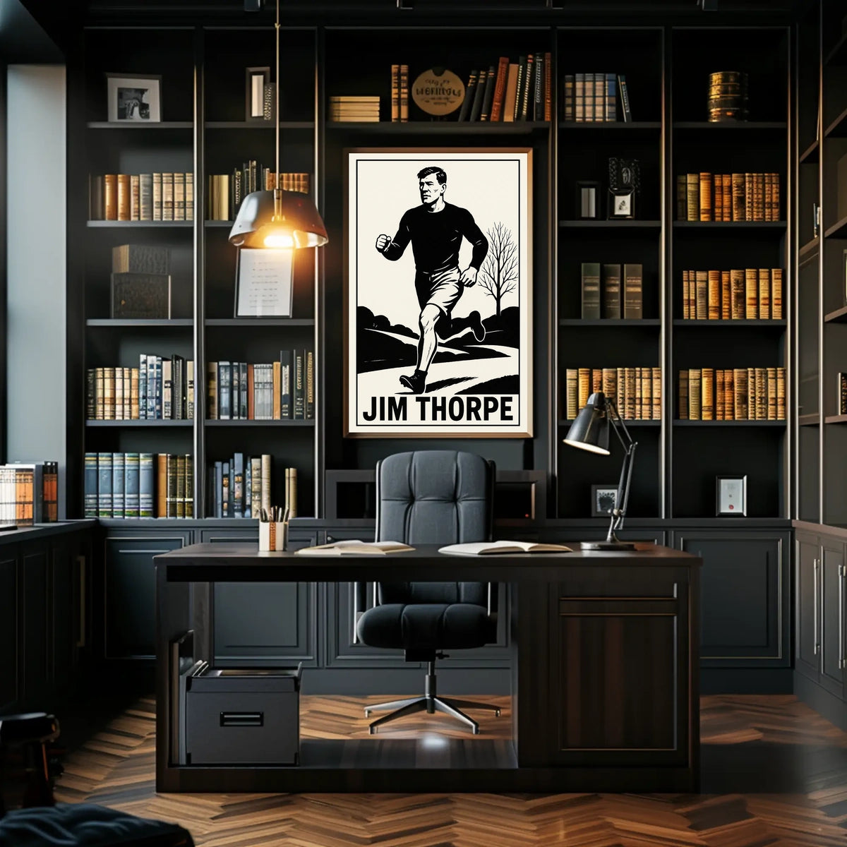 Jim Thorpe Athletic Icon Poster