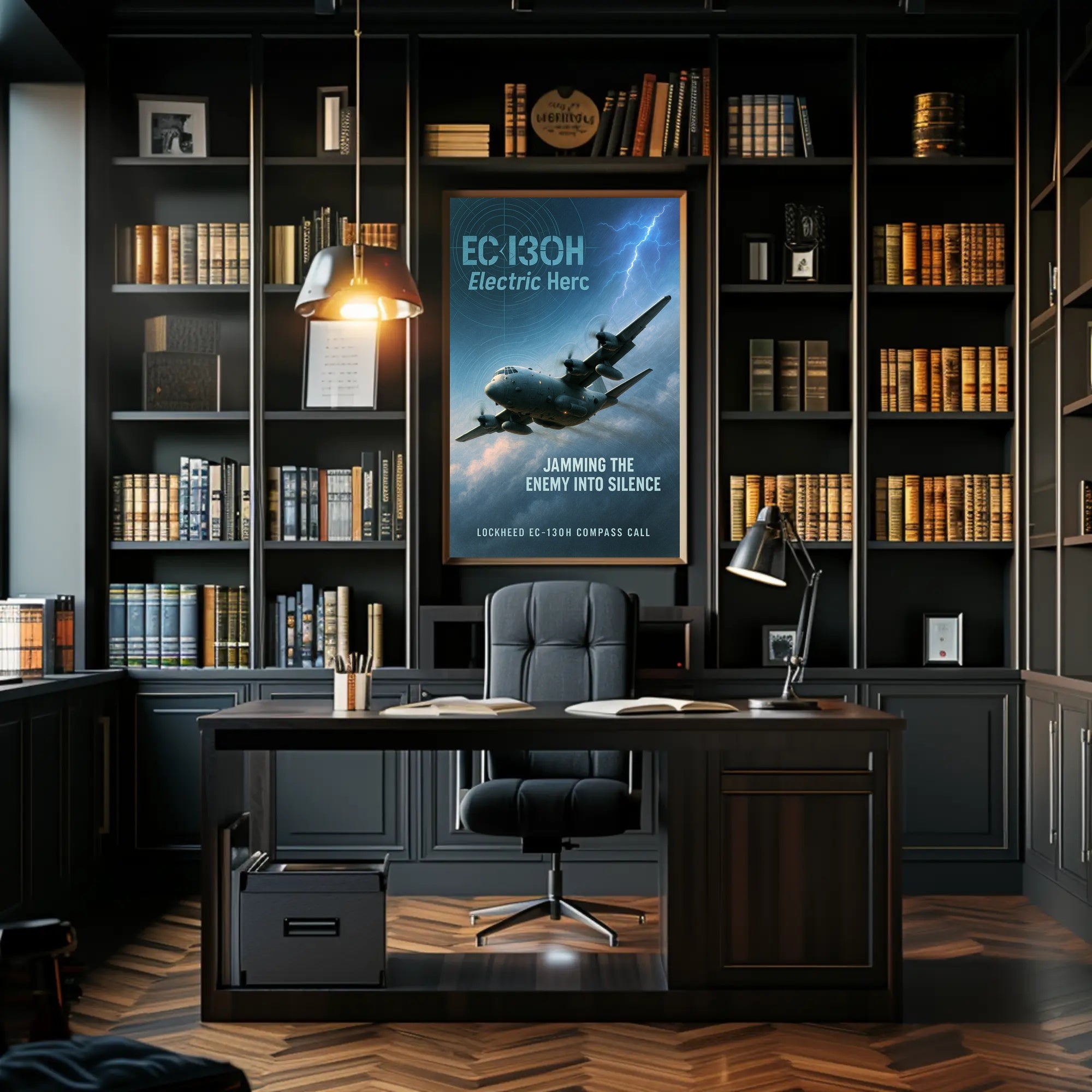 EC-130H Electric Herc Poster PosterGoat