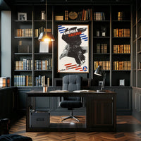 Vibrant Abstract Art Poster for Creative Spaces