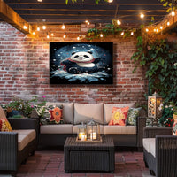 Starry Night Panda Poster