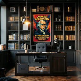 James Madison 4th President Poster Wall Art Heritage