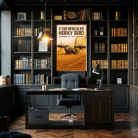 C-130 Hercules Herky Bird Poster PosterGoat