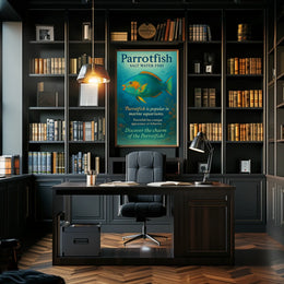 Discover the Charm of the Parrotfish Poster